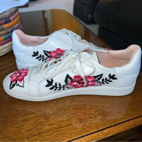 Kate Spade New York Everhart Flower Embroidery Sneakers - Sz 8.5M NWOB - Picture 7 of 11
